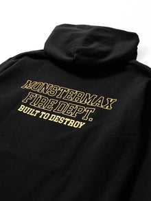 FIRE DEPARTMENT BLACK HOODIE