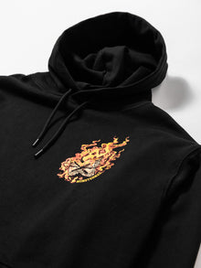 FIRE DEPARTMENT BLACK HOODIE