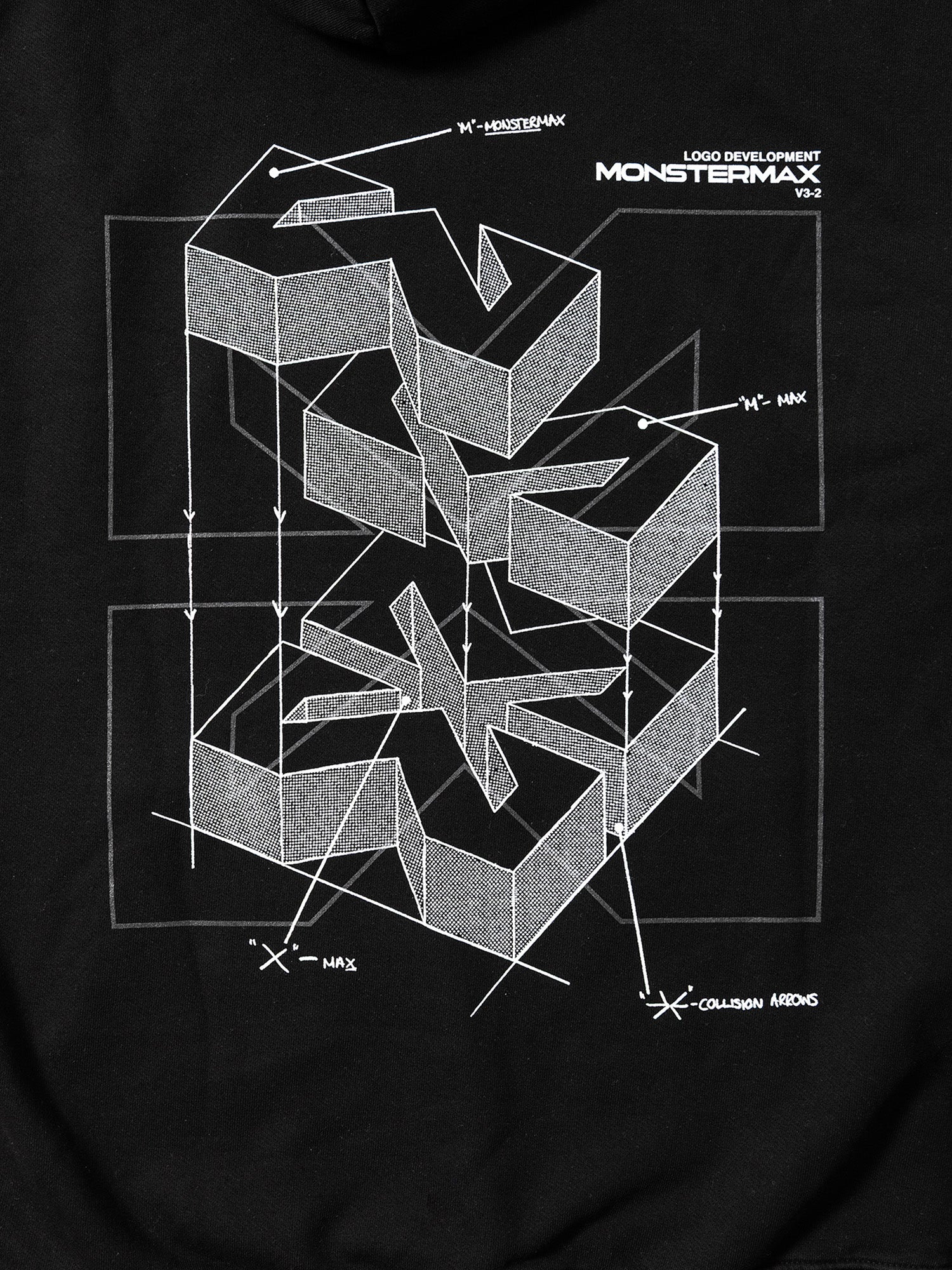 SCHEMATIC BLACK HOODIE