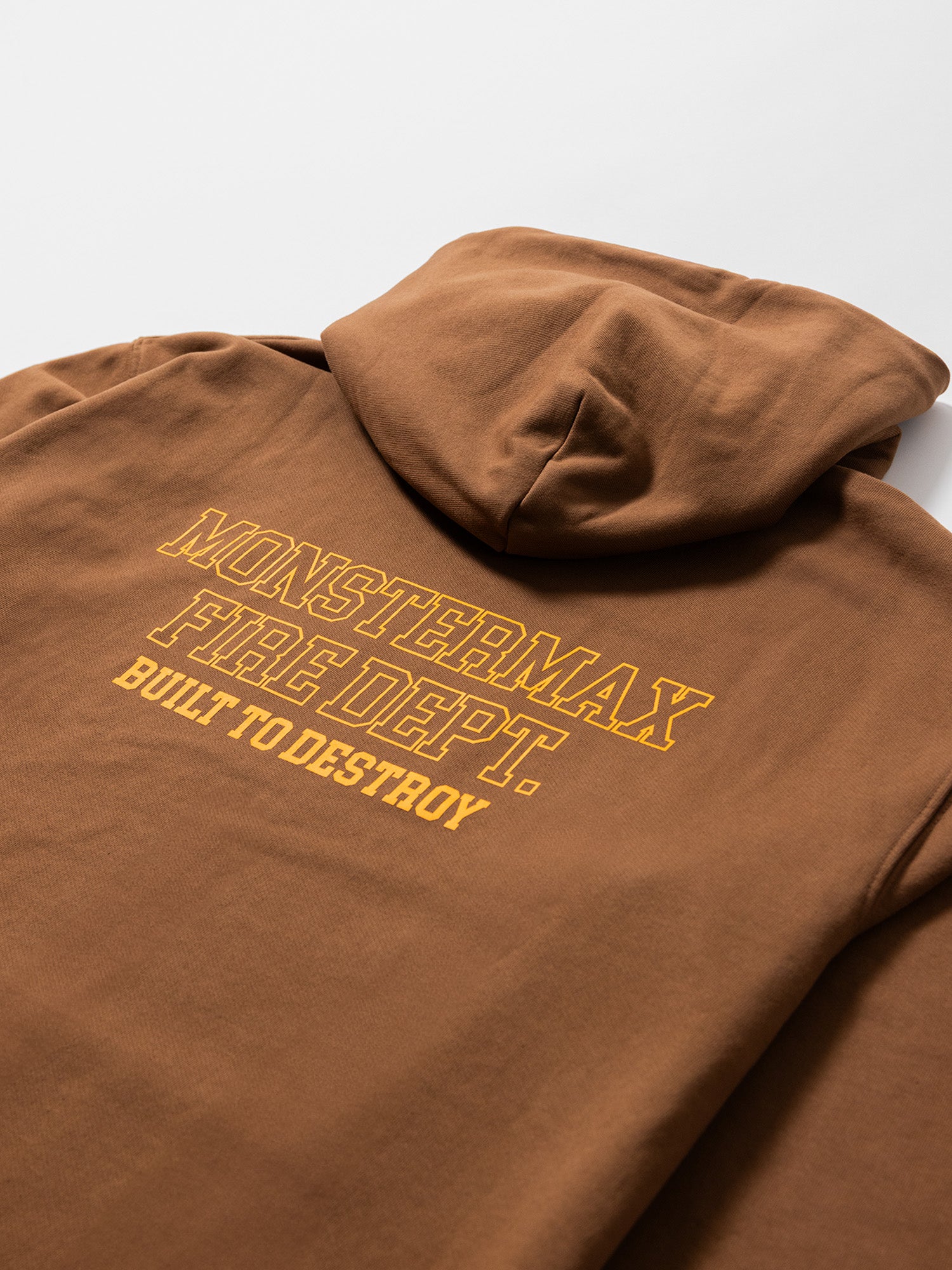 FIRE DEPARTMENT BROWN HOODIE