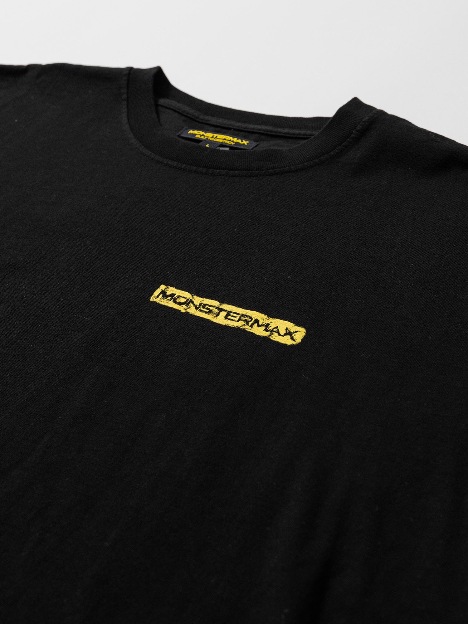 PAINTED LOGO BLACK TEE