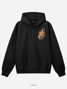 FIRE DEPARTMENT BLACK HOODIE