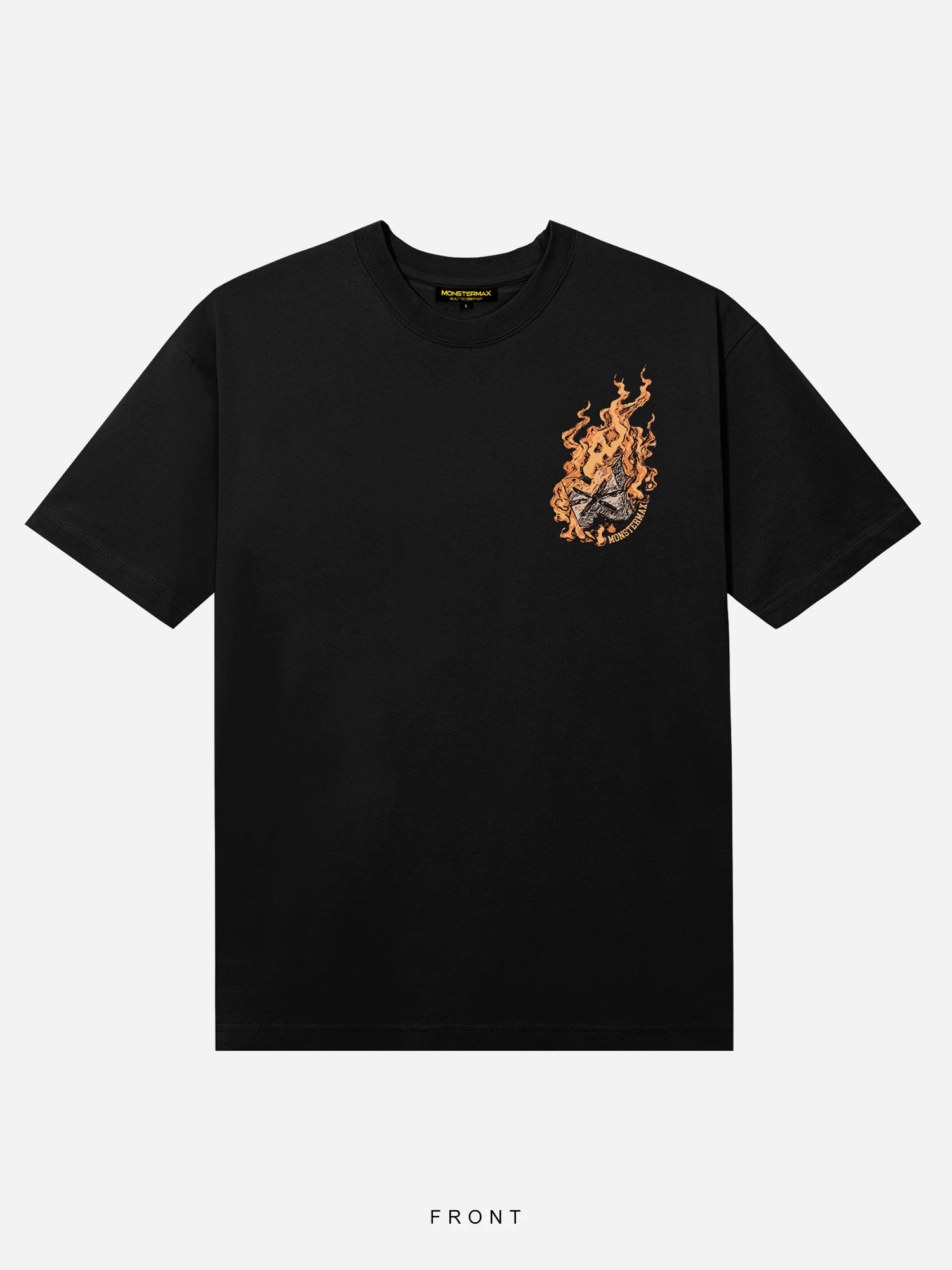 FIRE DEPARTMENT BLACK TEE