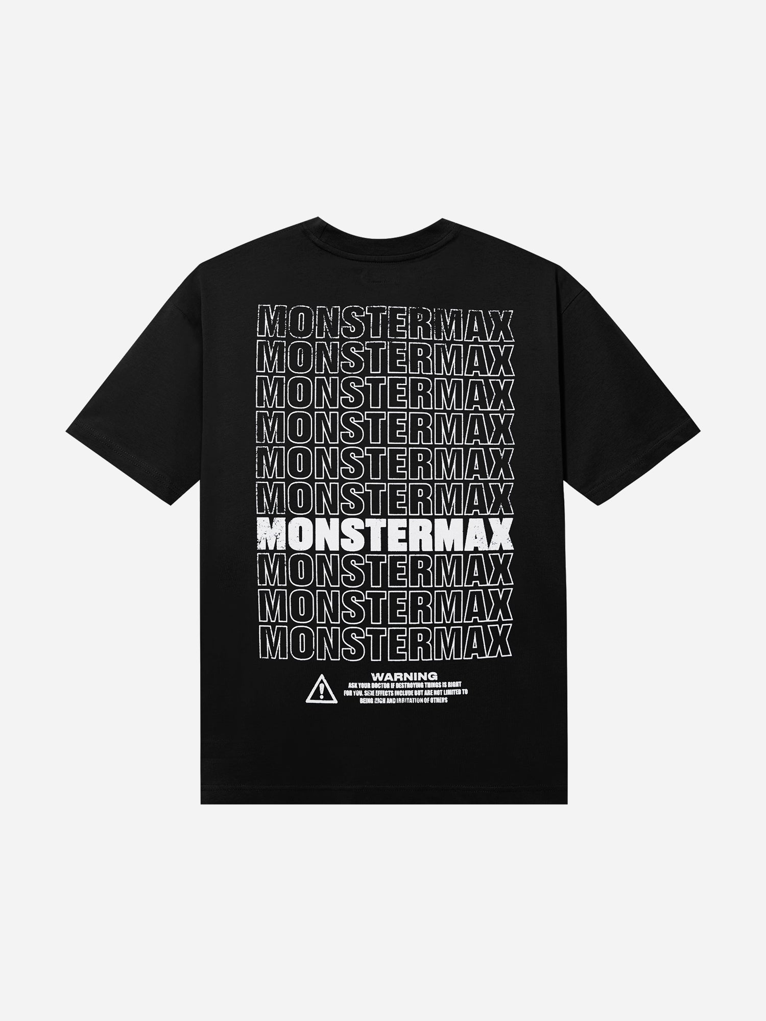 MONSTERMAX T SHIRT - BLACK