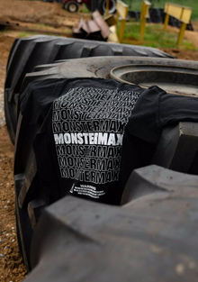 MONSTERMAX T SHIRT - BLACK